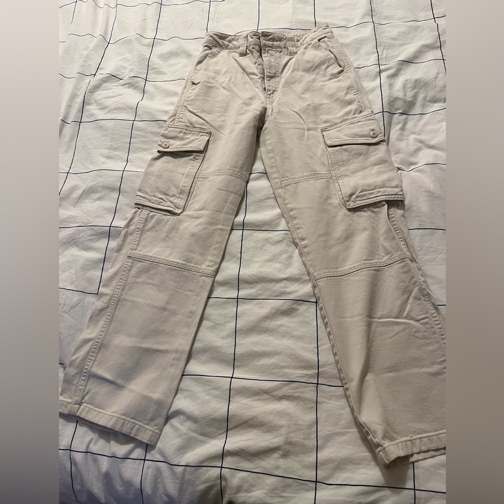 TNA white Cargo Pants